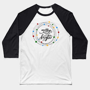 Merry and Bright Baseball T-Shirt